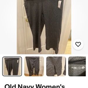 Old Navy Women's Dark Gray Legging capri medium new